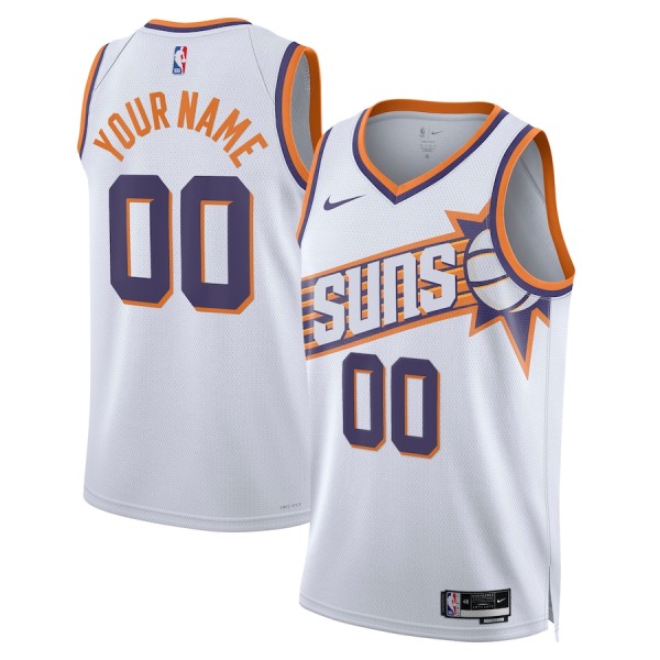 Phoenix Suns Trikot Benutzerdefinierte Nike 2023-24 Association Edition Weiß Swingman - Herren